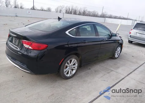 2015 Chrysler 200 Limited z USA, uszkodzony, nr VIN 1C3CCCAB4FN749650